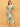 Colour Riot Maternity and Nursing Kaftan Nighty full-length walking pose displaying flowy hem and side slit.