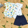 Combo Of 2 Infant Onesie and Shorts for Infants: Playtime Pal
