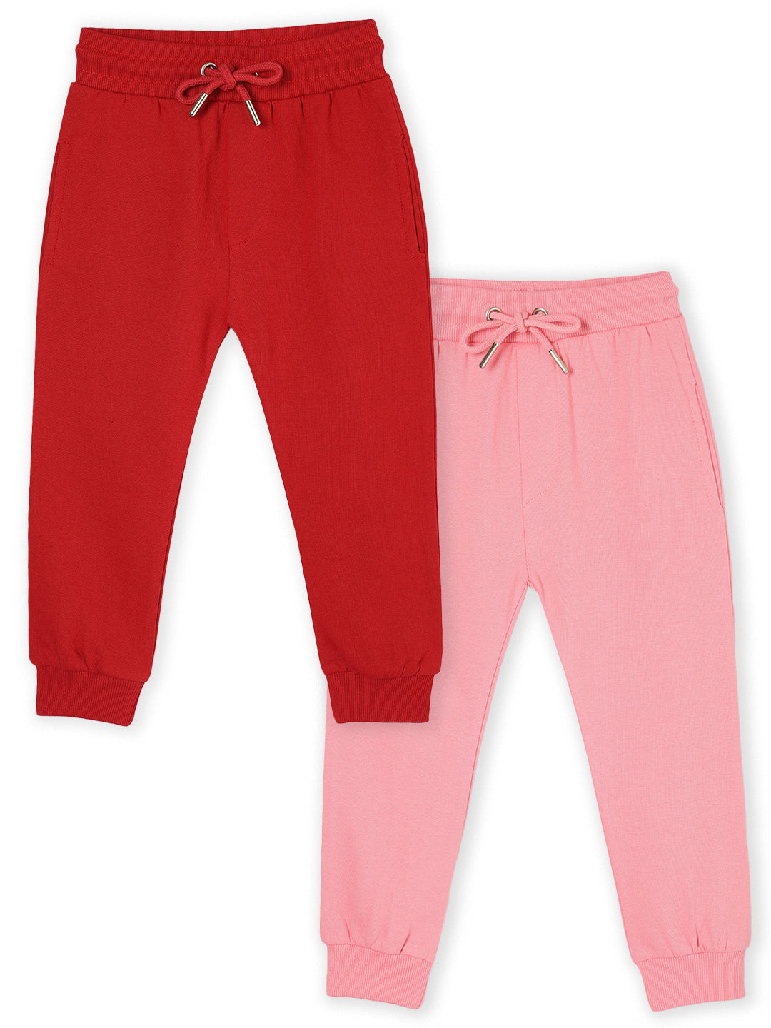 Combo of 2 Winter Sweatpants- Maroon & Pink