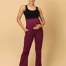 Comfy Maternity Regular Pants - Grape