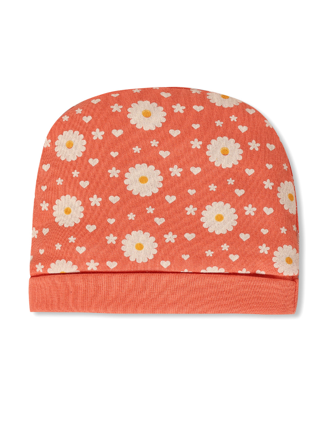 Coral Blossom - Mittens, Booties and Cap set