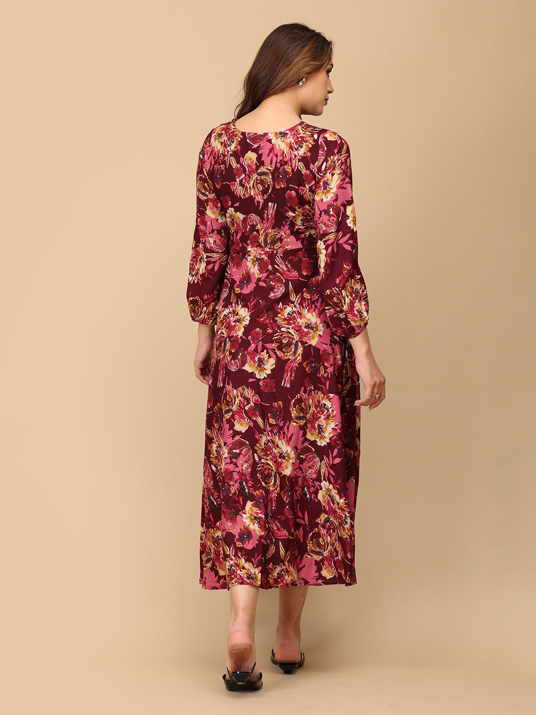 Cork It & Werk It Maternity and Nursing Maxi Dress