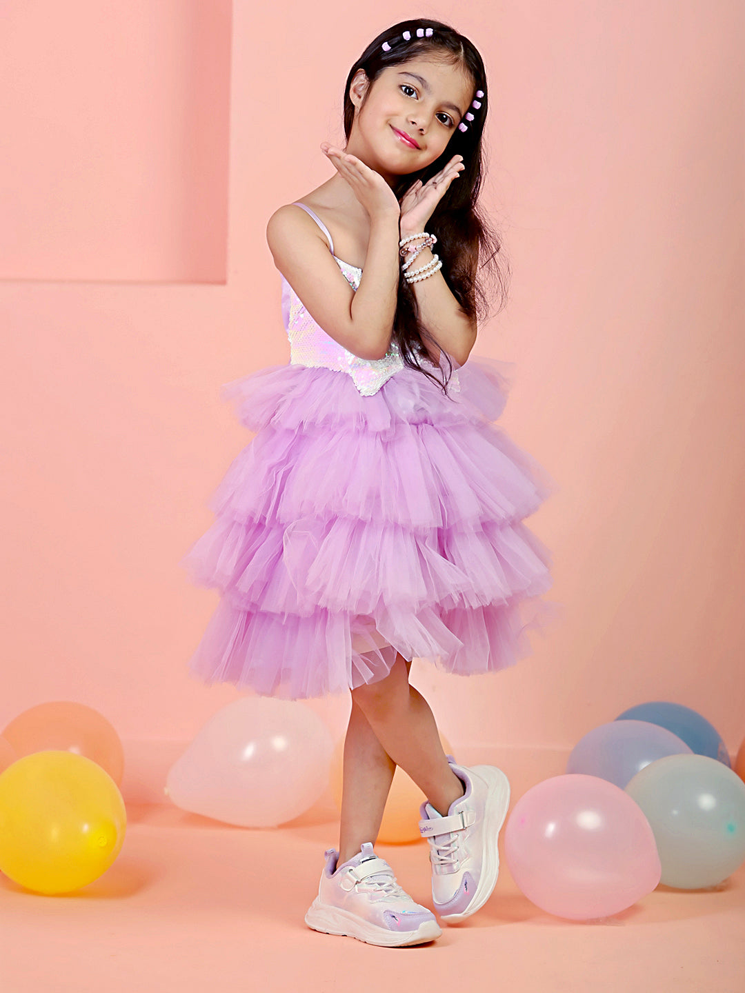 Cotton Candy Dream Girls Tulle Dress
