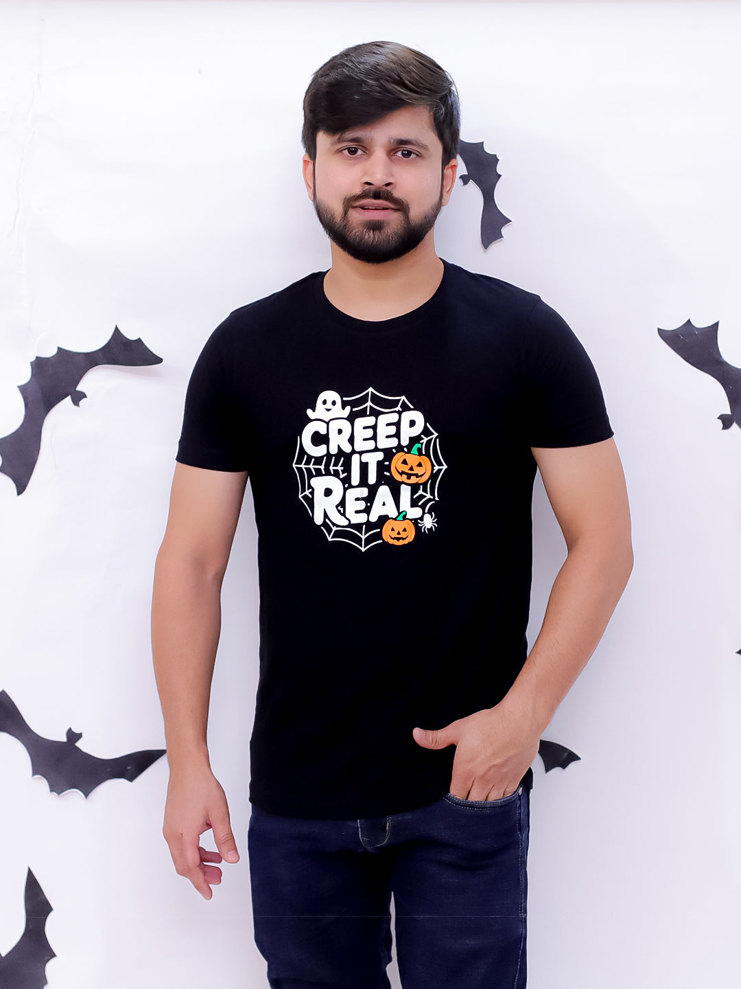 Creep It Real Family T-shirt - Combo of 3 T-shirts