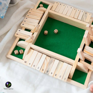 iLearnNGrow Shut The Box – Classic Wooden Shut the Box Dice Game - ilearnngrow Learning Solutions Pvt Ltd