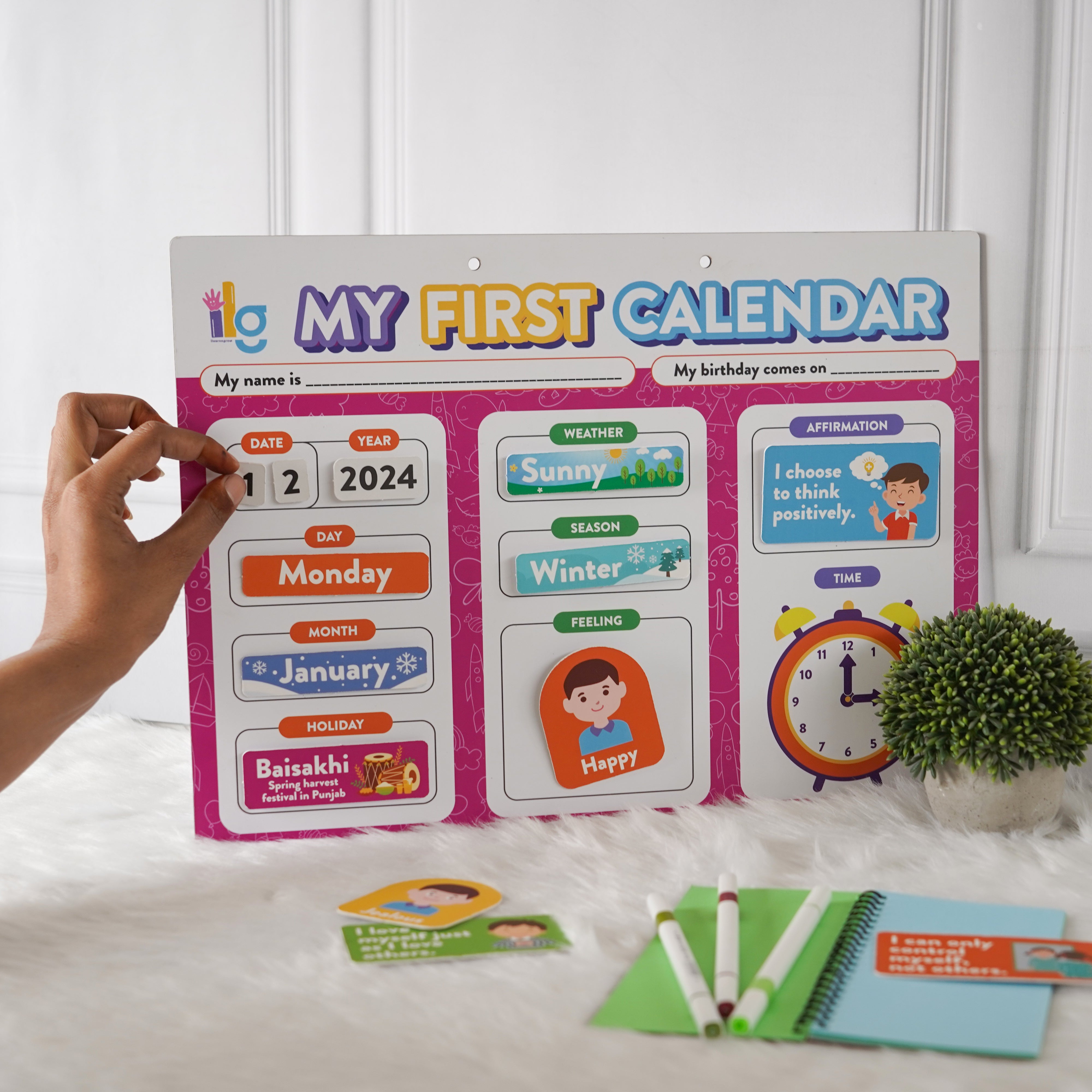 iLearnNgrow My First Home Calendar