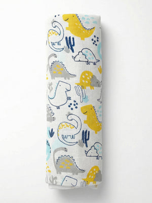 Baby Swaddle Wrap Combo- Guess The Animal & Dino Forest - The Mom Store