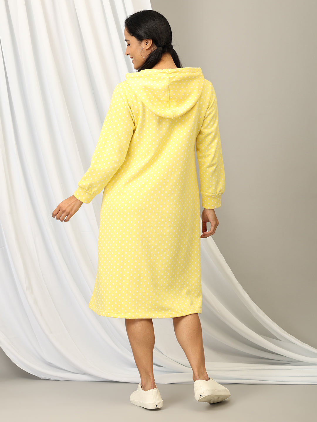 Dots & Giggles Maternity and Nursing Hoodie Dress