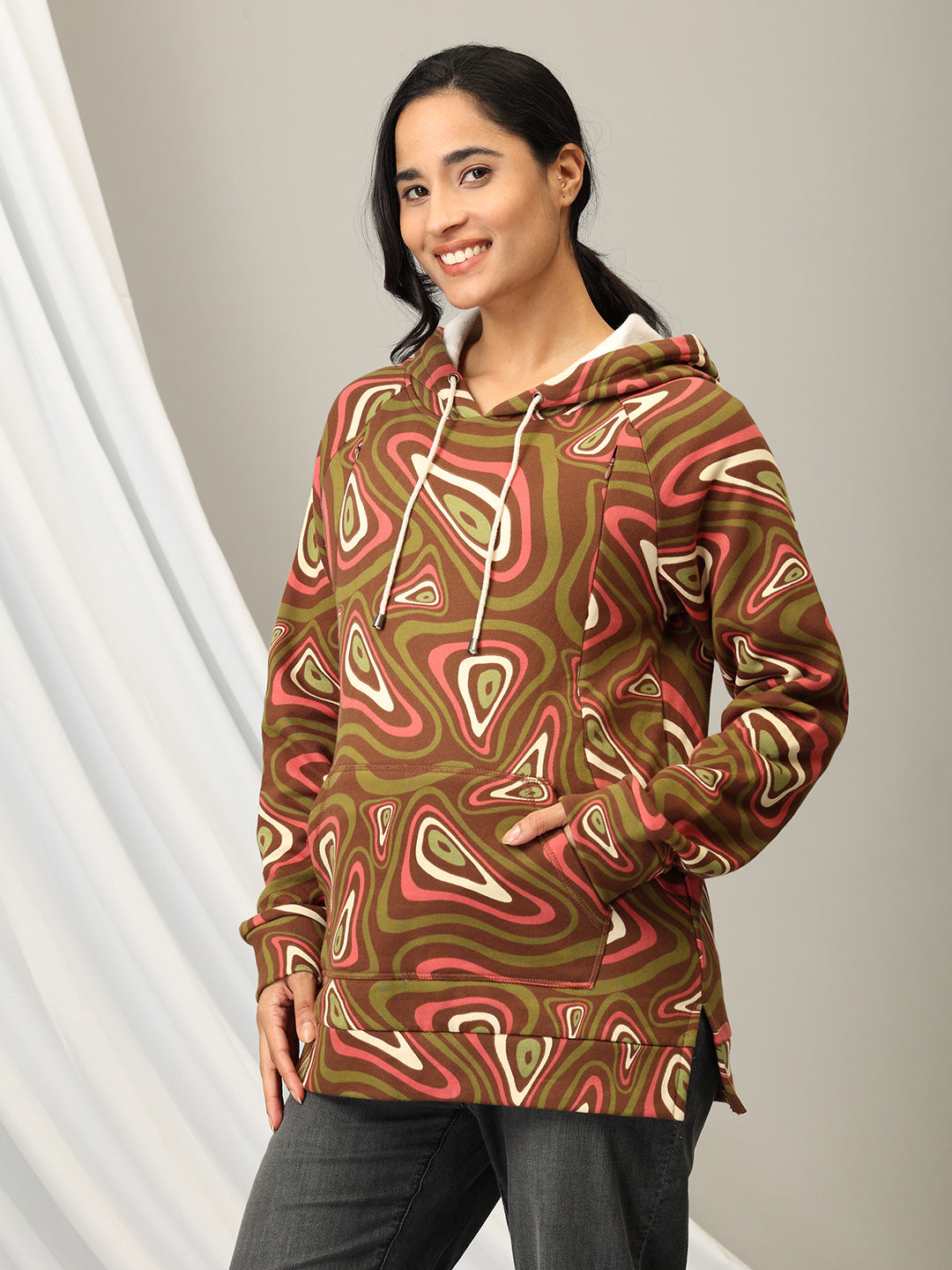 Dreamwave Maternity and Nursing Sweatshirt Hoodie