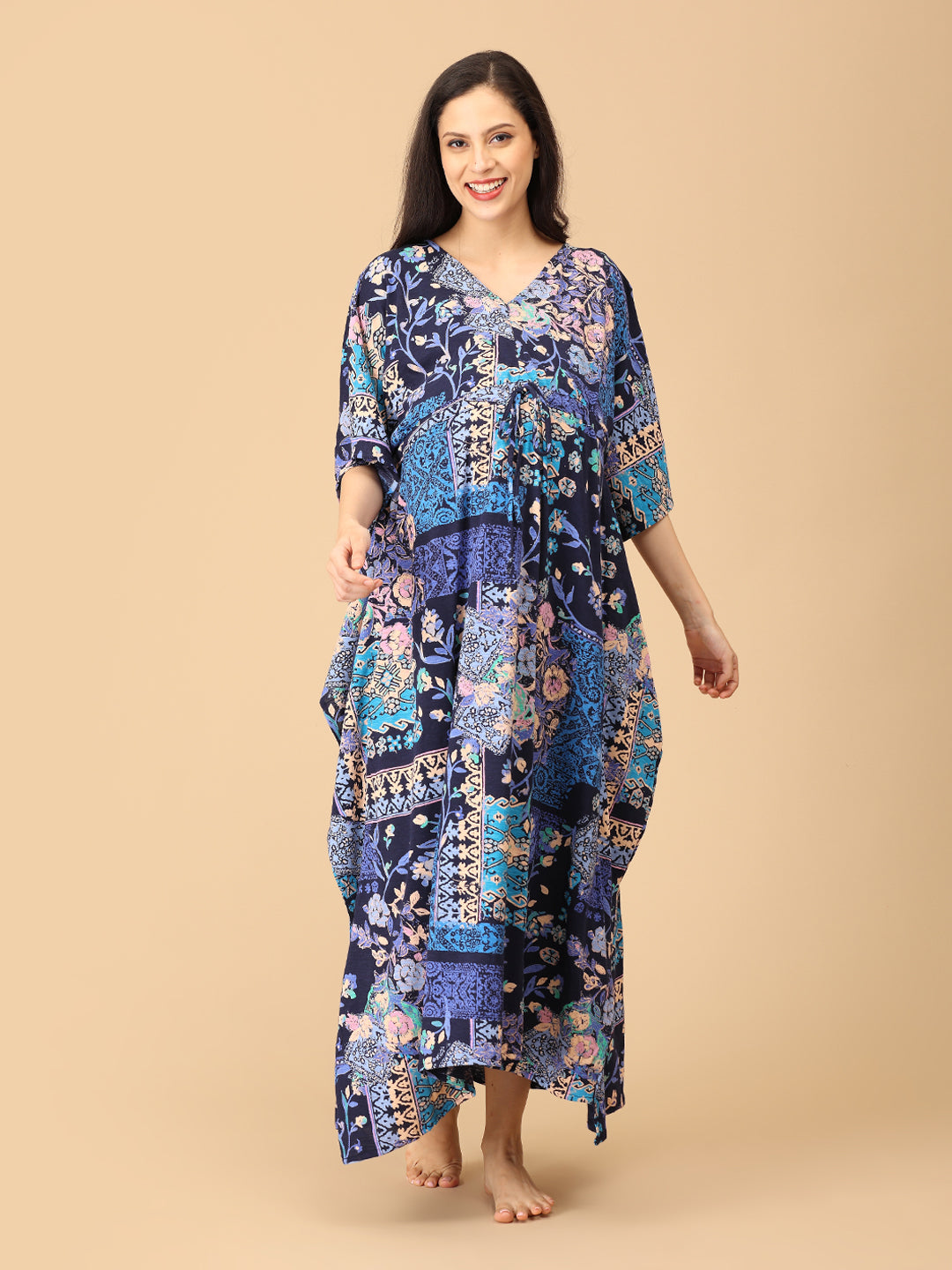 Dreamy Daze Maternity and Nursing Kaftan Nighty