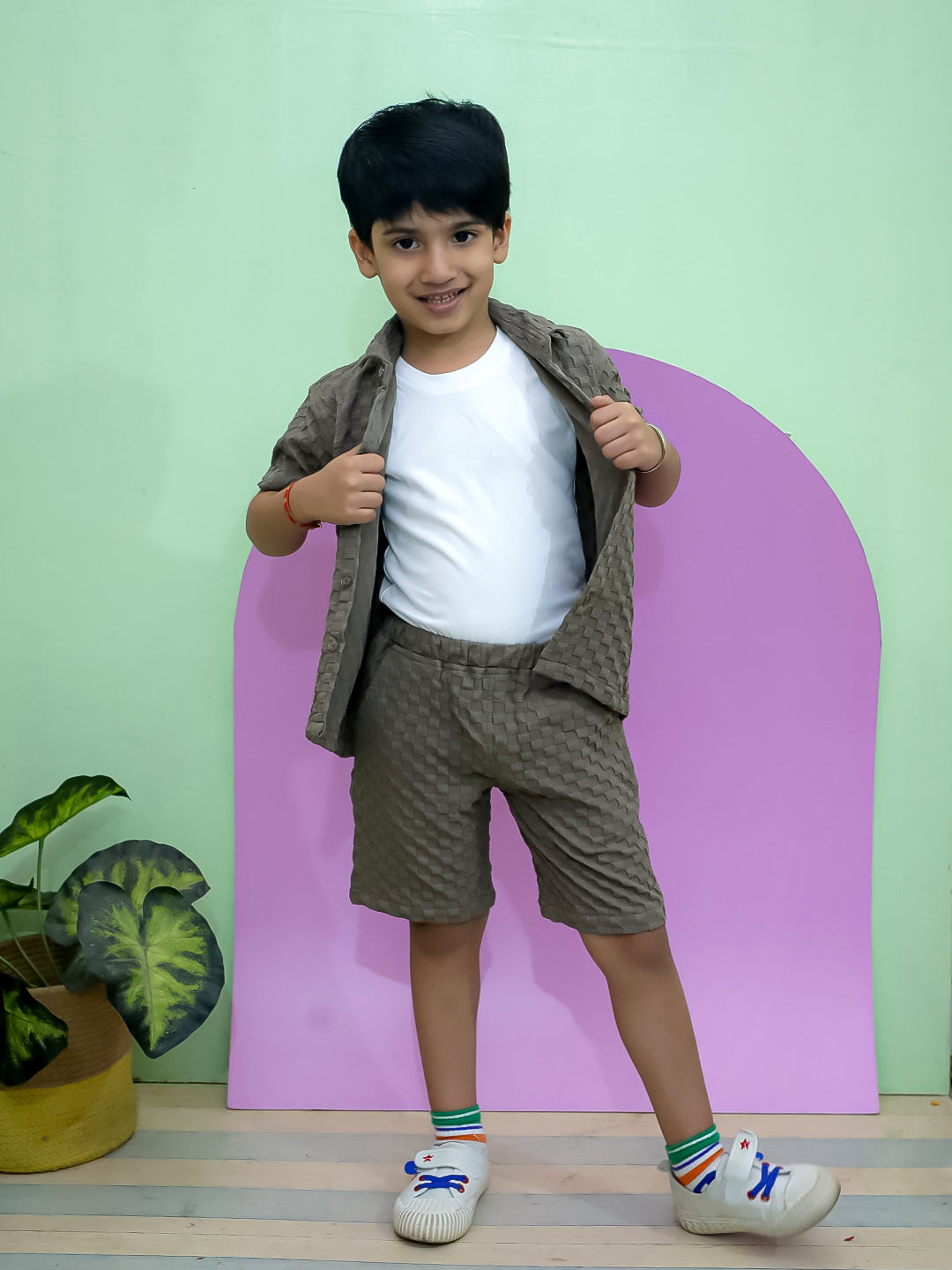 Earthy Elegance Boys Co-ord Set