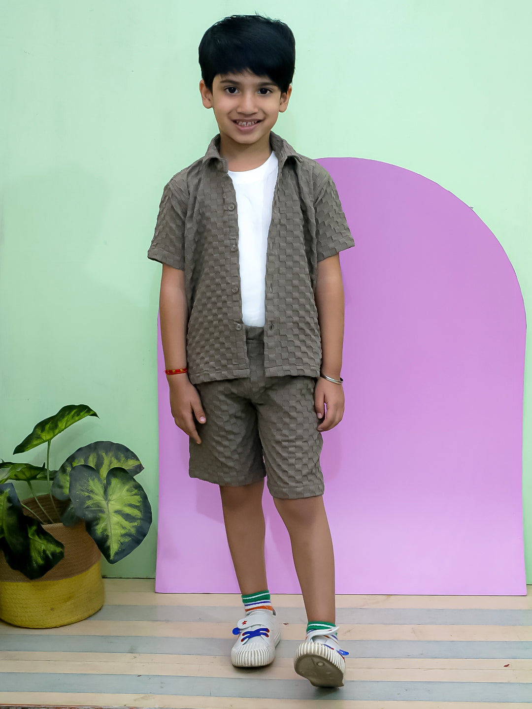 Earthy Elegance Boys Co-ord Set