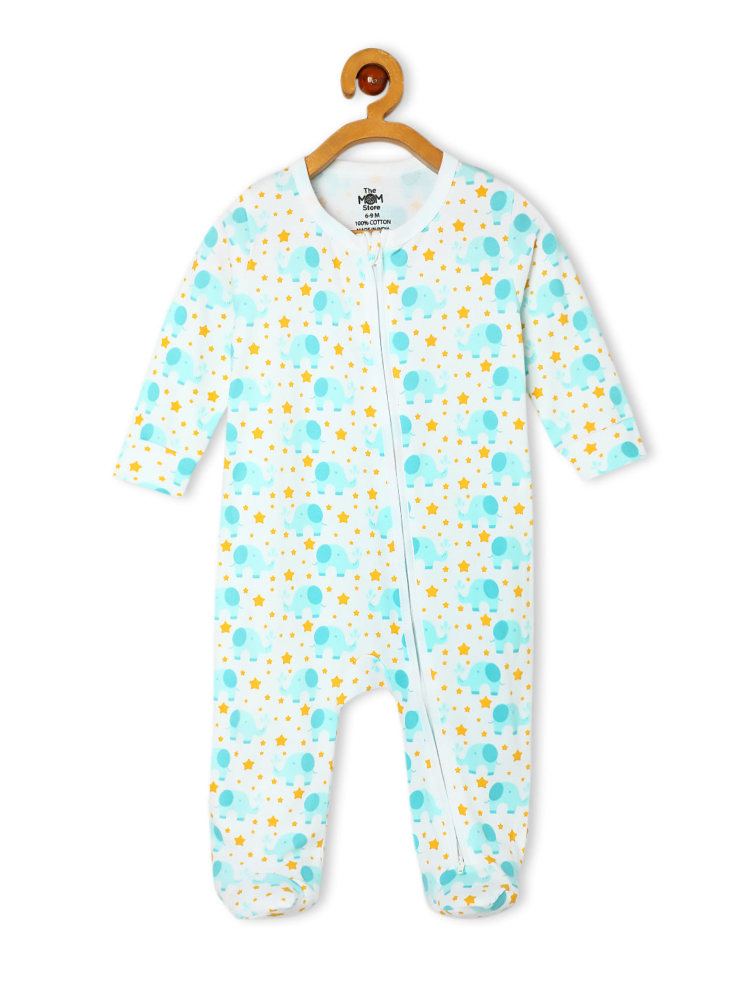 Baby Zipper Romper Combo of 2 Elephantastic-Berry Bites