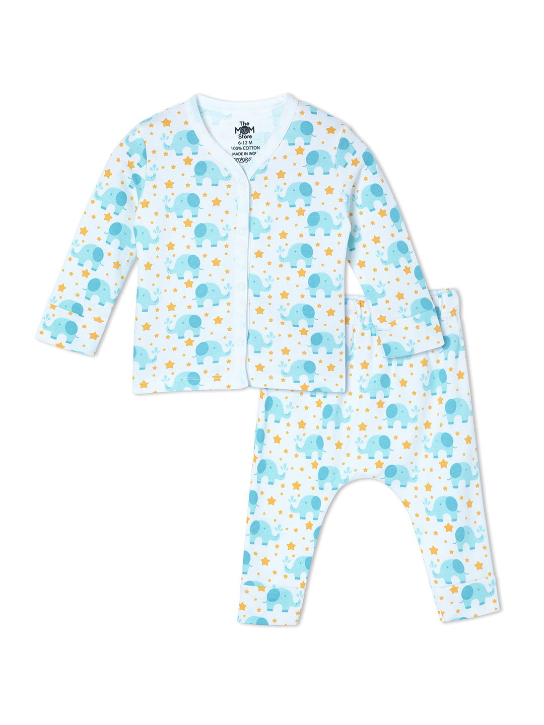 Elephantastic Newborn and Infant Pajama Set