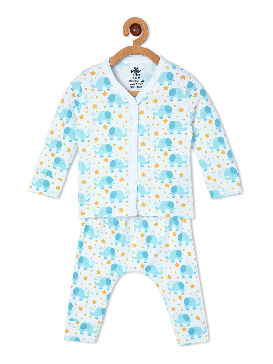 Elephantastic Newborn and Infant Pajama Set