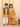 Ethnic Set-Marigold Mosaic Girls Anarkali Sharara Set with Boys Jacket And Kurta Pajama Set