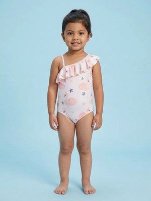 Flamingo Fling Girls Swimsuit - The Mom Store