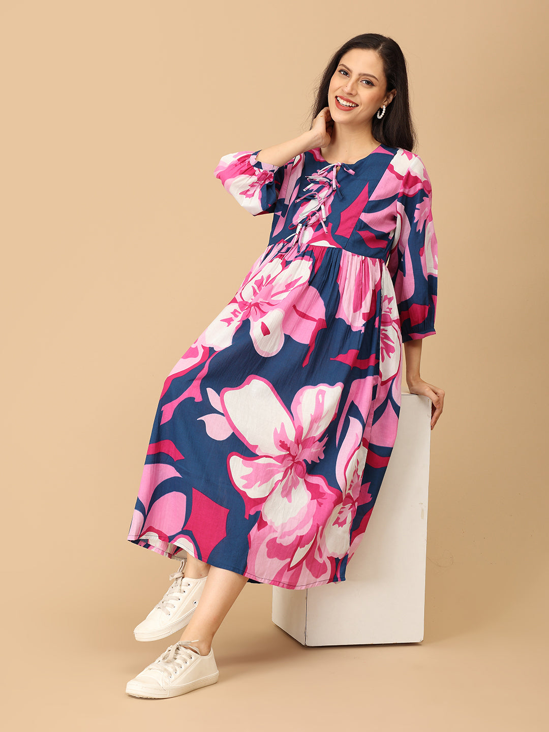 Floralicious Maternity and Nursing Dress