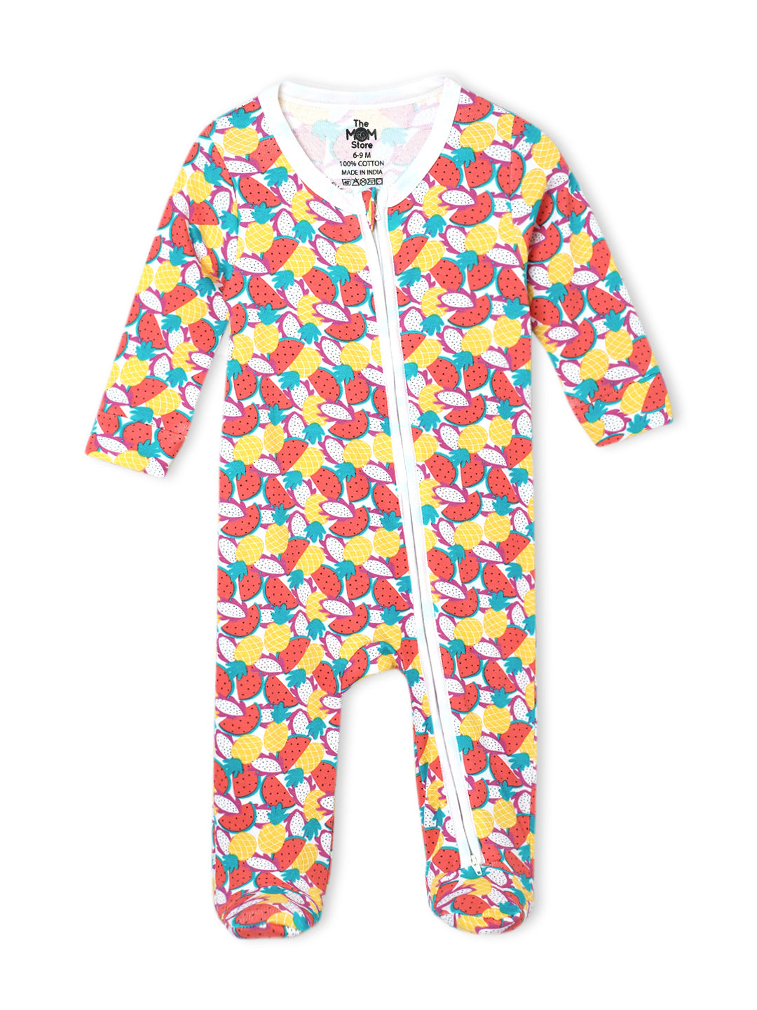 Zipper Romper Combo of 3: Beary Best-Fruitilicious-Vroom Vroom