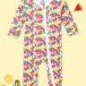 Fruitilicious Infant Zipper Romper