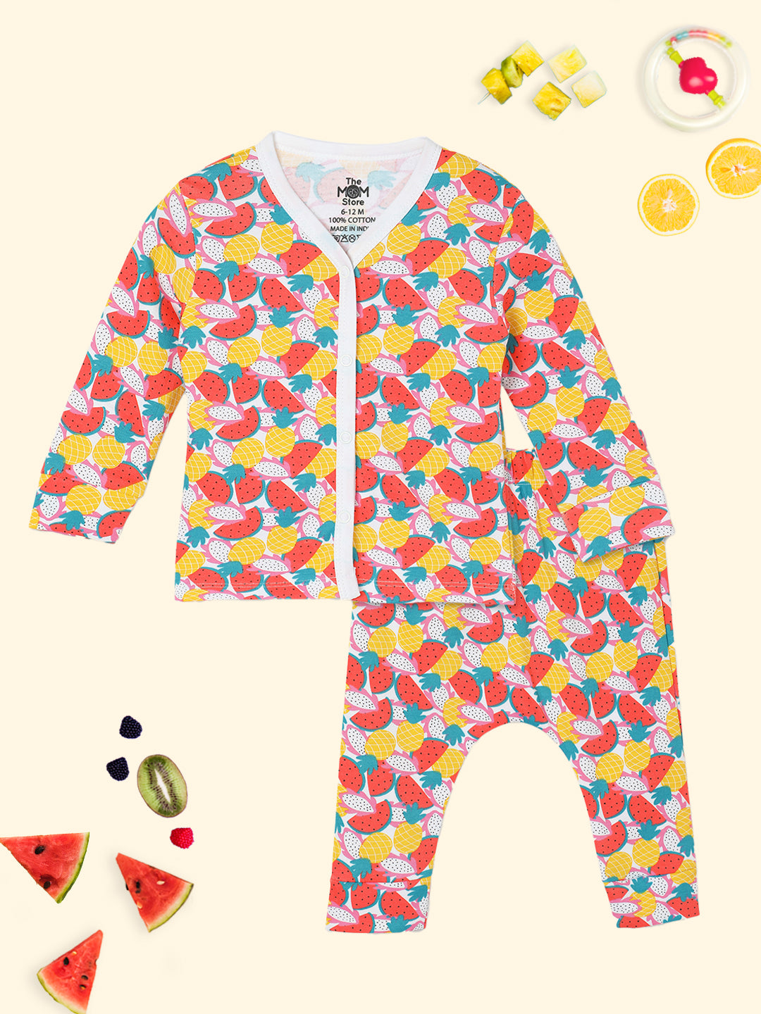 Fruitilicious Newborn and Infant Pajama Set