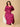 Fuchsia Flame Maternity and Nursing Kaftan Nighty