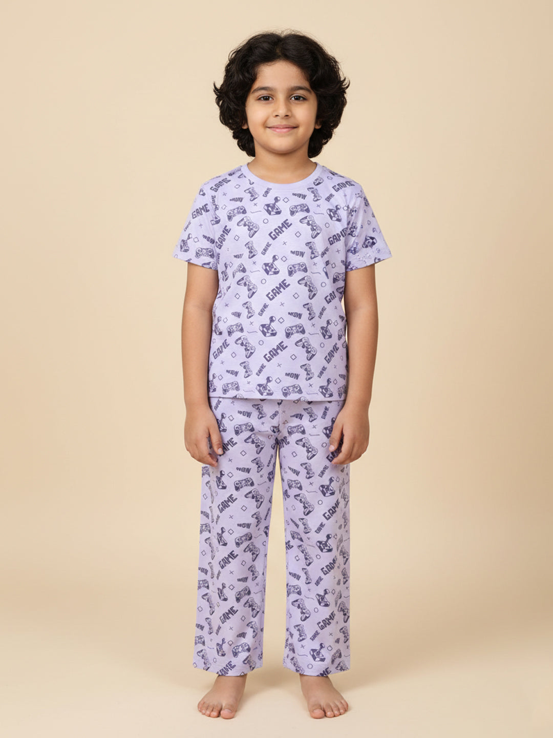Game & Snooze Baby and Kids Pajama Nightsuit Set
