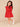 Girls Cute Raspberry Sweater Dress