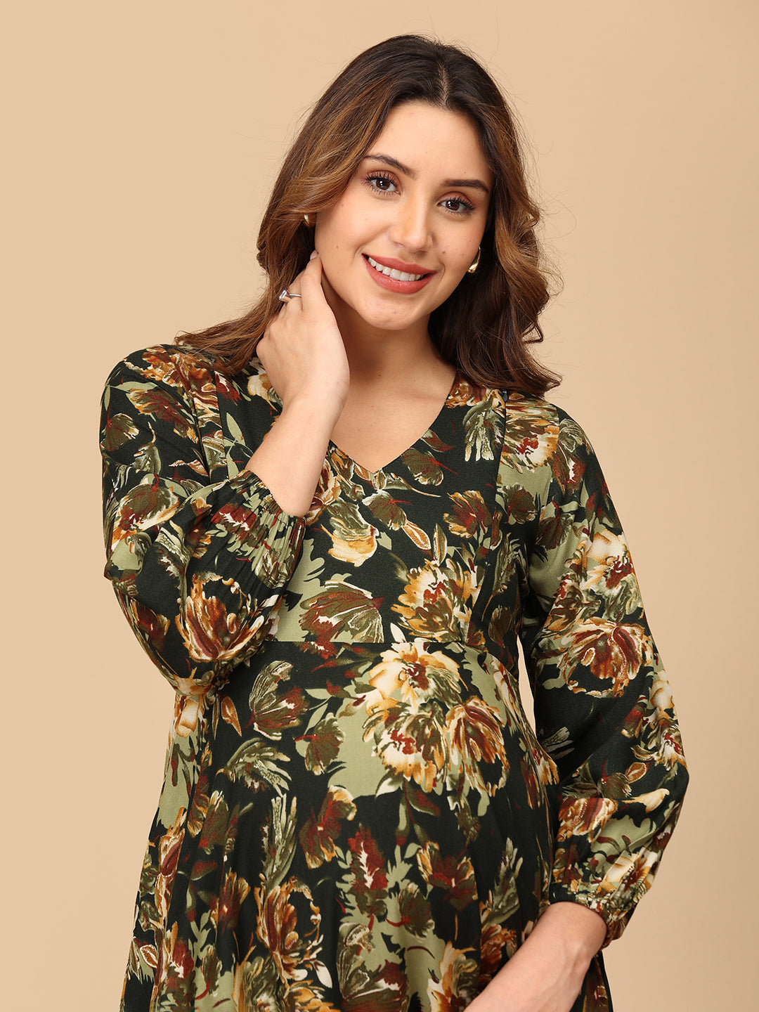 Grassy Gal Maternity and Nursing Maxi Dress