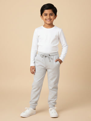 Grey Melange Winter Sweatpants - WTSP - AN - GRML - 0 - 6
