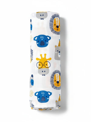 Baby Swaddle Wrap Combo- Guess The Animal & Dino Forest - The Mom Store