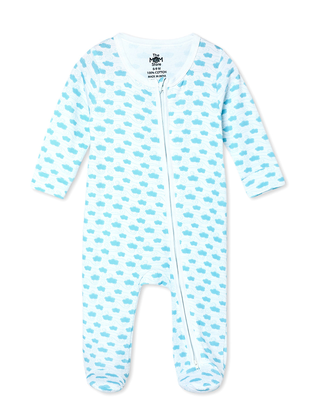 Happy Cloud Infant Zipper Romper