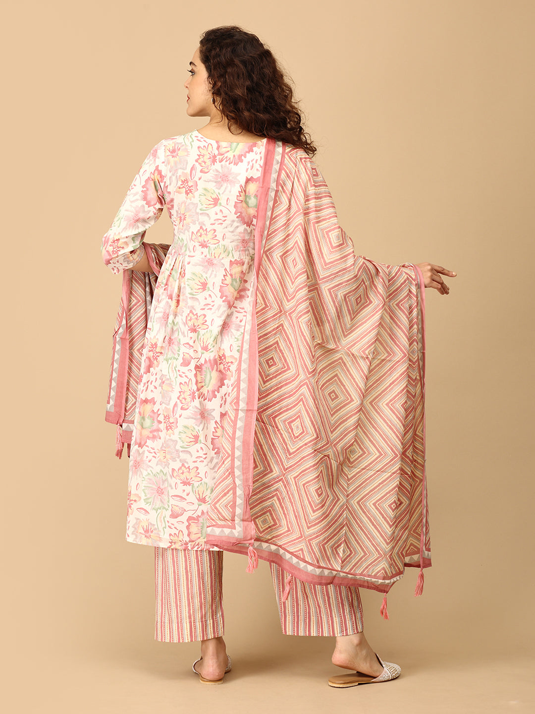 Heritage Hues Maternity and Nursing Kurta Set With Dupatta