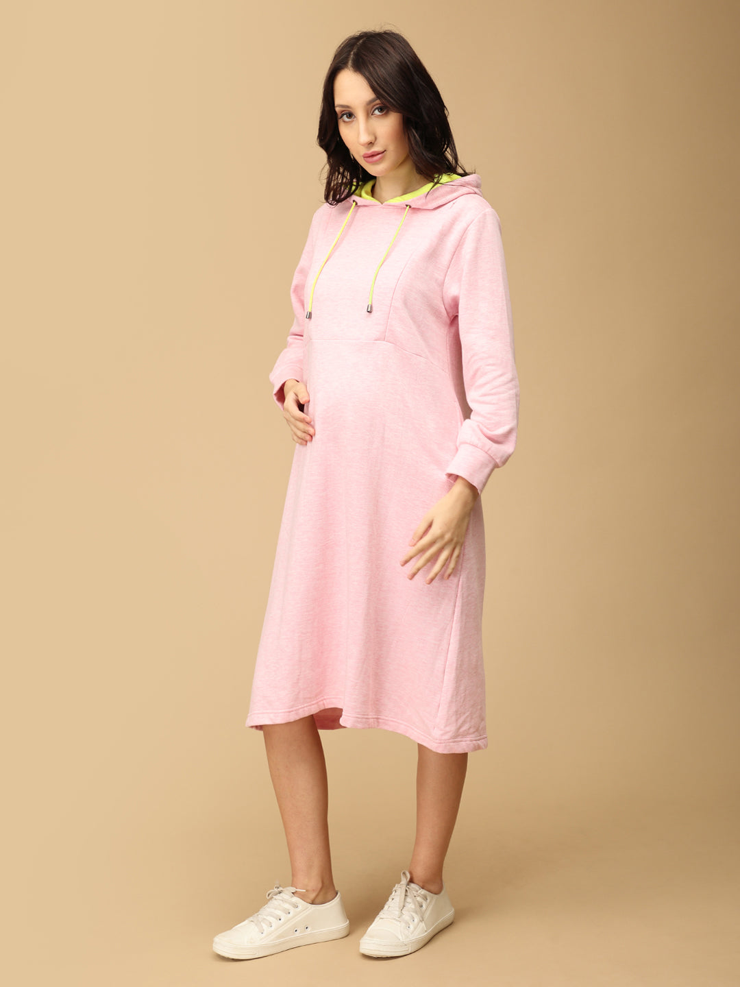 Hoodie & Hug Maternity and Nursing Hoodie Dress