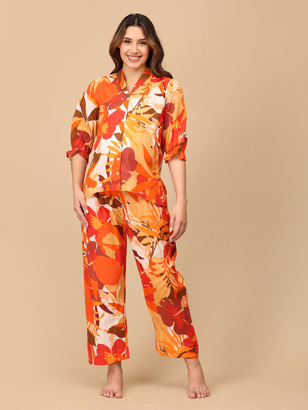 Hue Crew Pretty Maternity and Nursing Nightwear Set