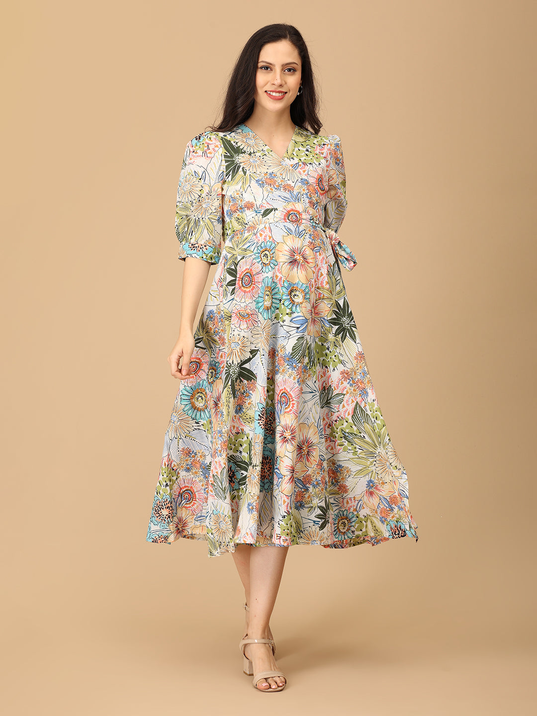 Huephoria Maternity and Nursing Wrap Dress