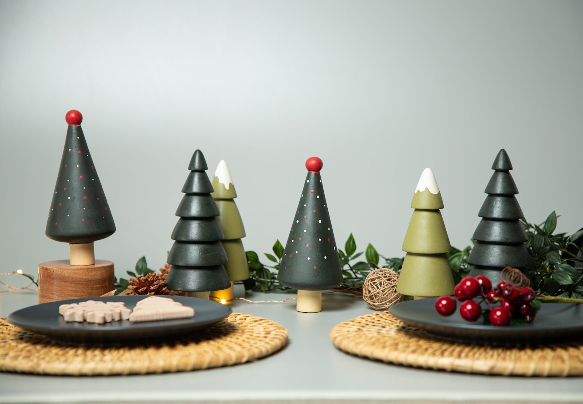 Birch & Bug Christmas Trees Set of 3