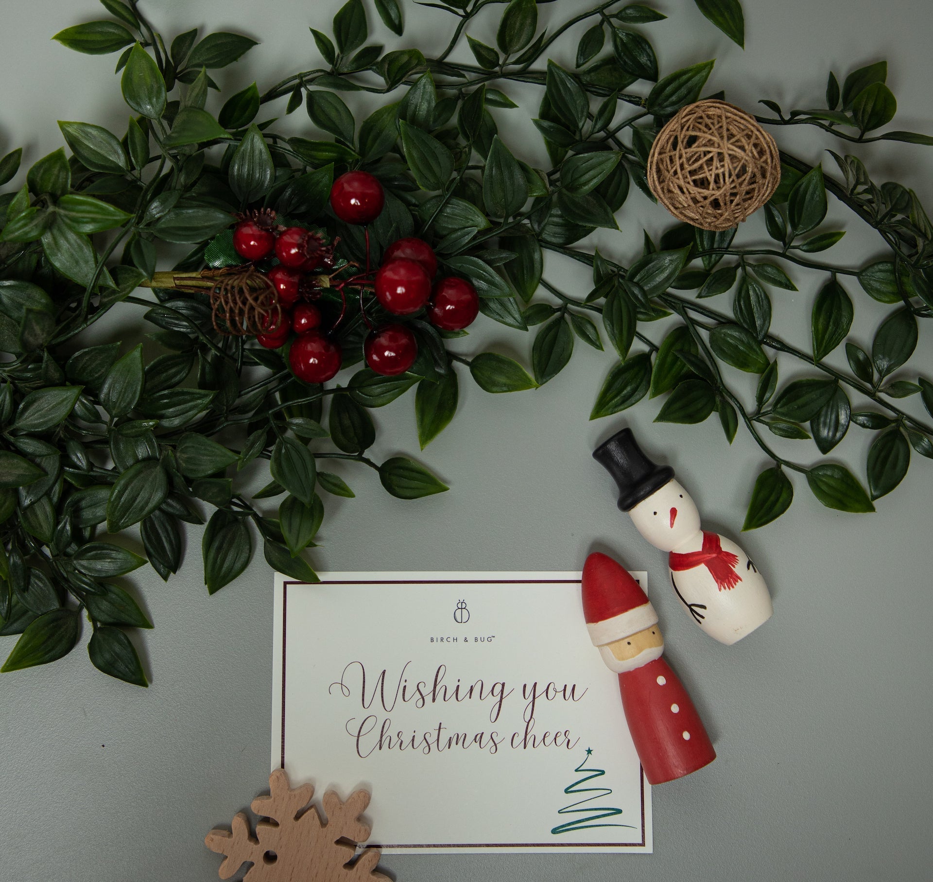 Birch & Bug Santa & Snowman Set