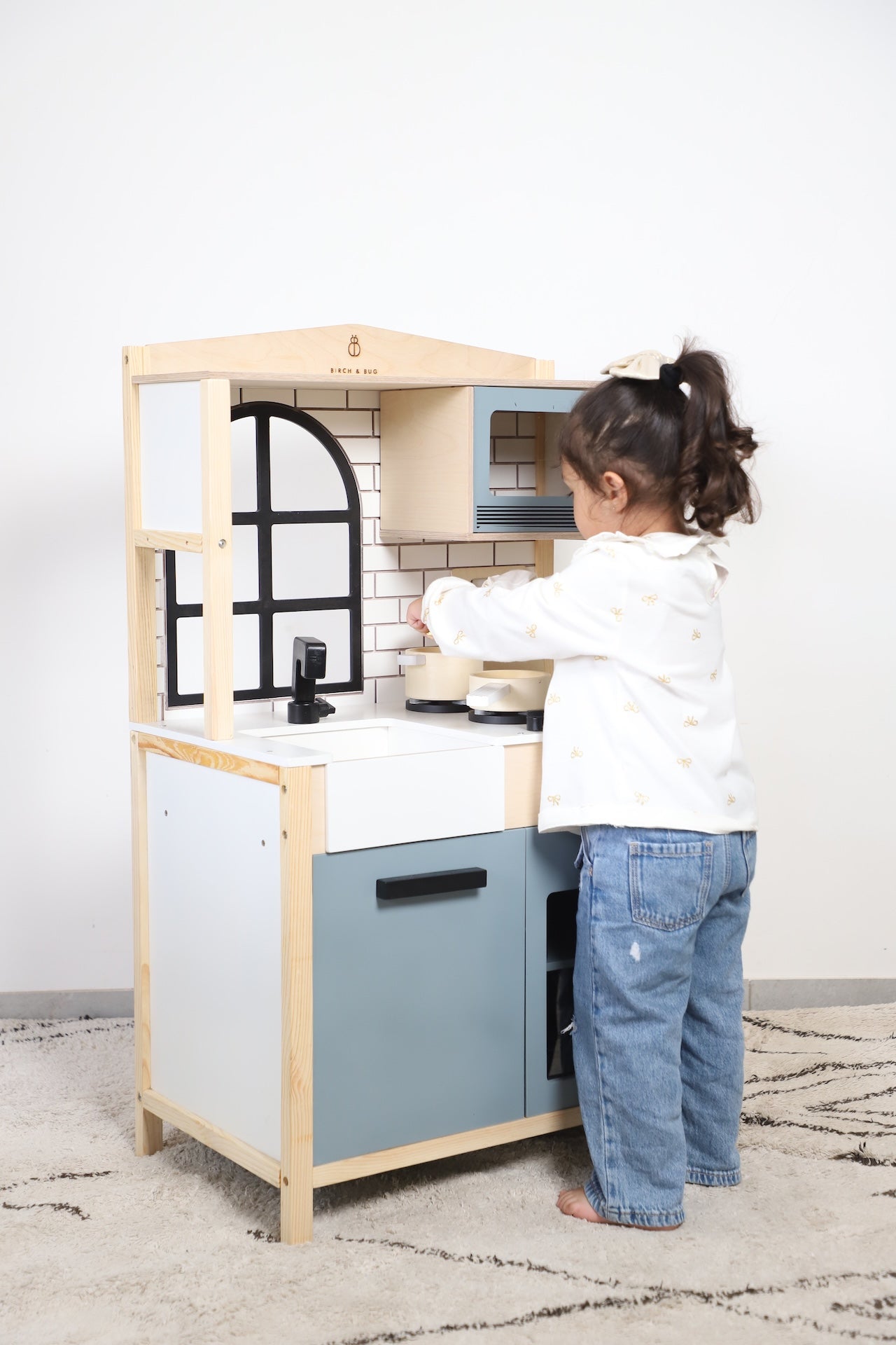 Birch & Bug WonderKitchen – Premium Wooden Play Kitchen