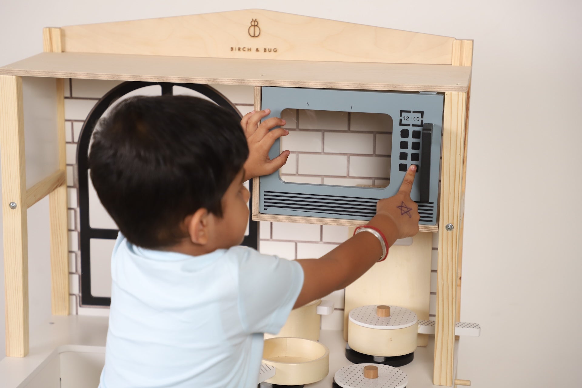 Birch & Bug WonderKitchen – Premium Wooden Play Kitchen