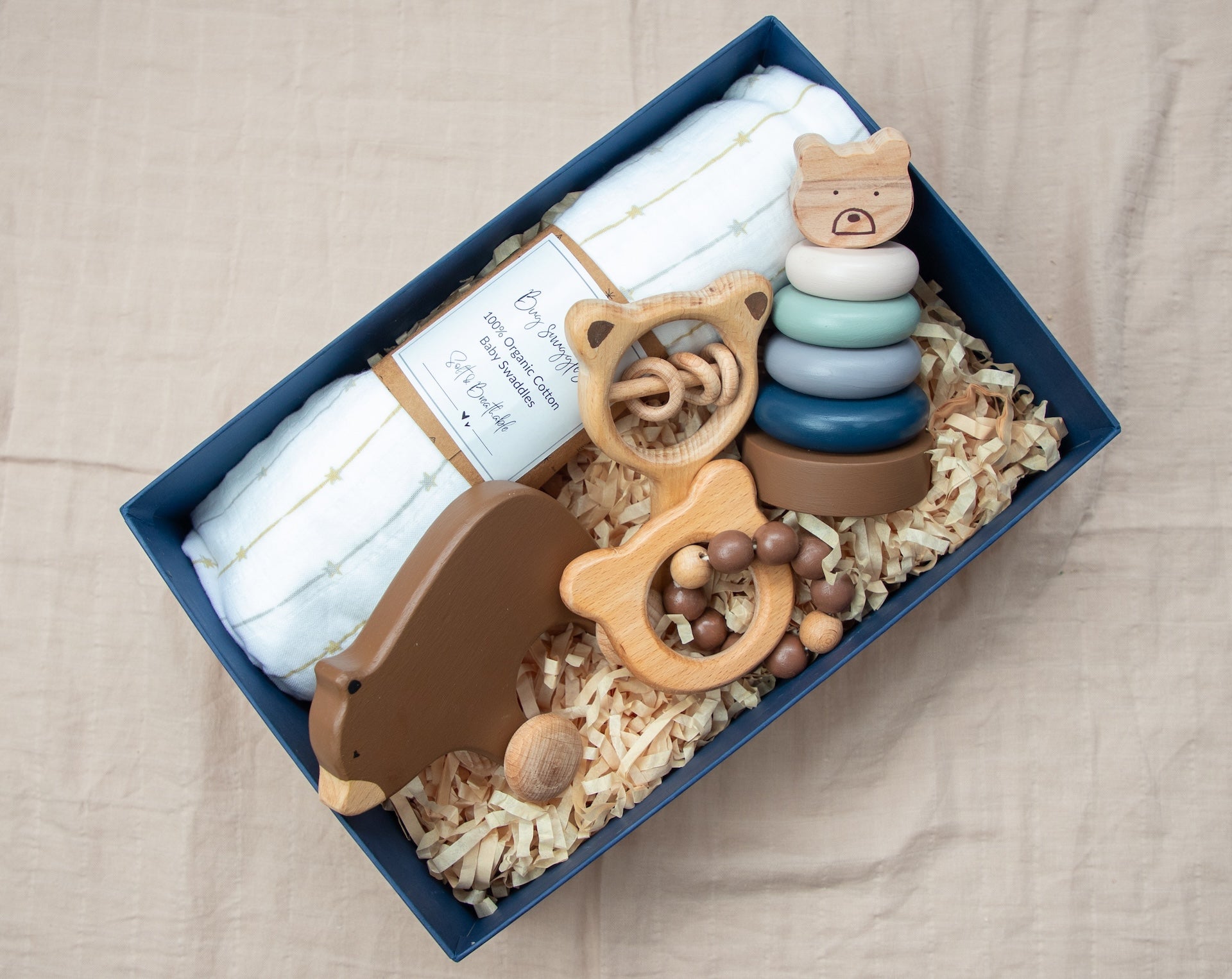 Birch & Bug Bear Newborn Gift Box - Set of 5