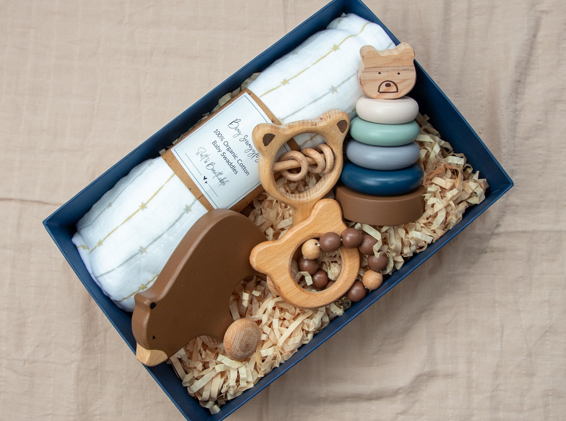 Birch & Bug Bear Newborn Gift Box - Set of 5