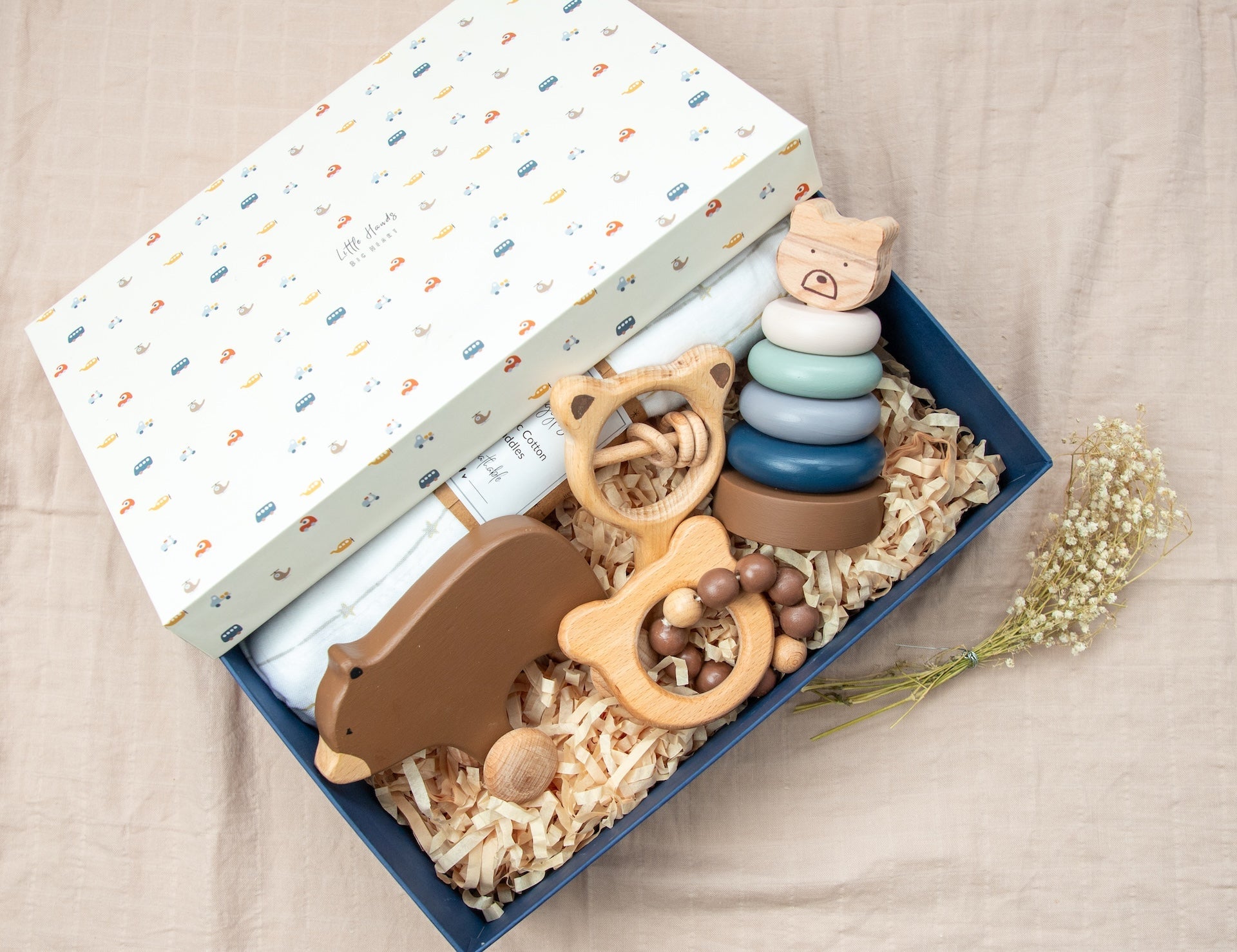 Birch & Bug Bear Newborn Gift Box - Set of 5