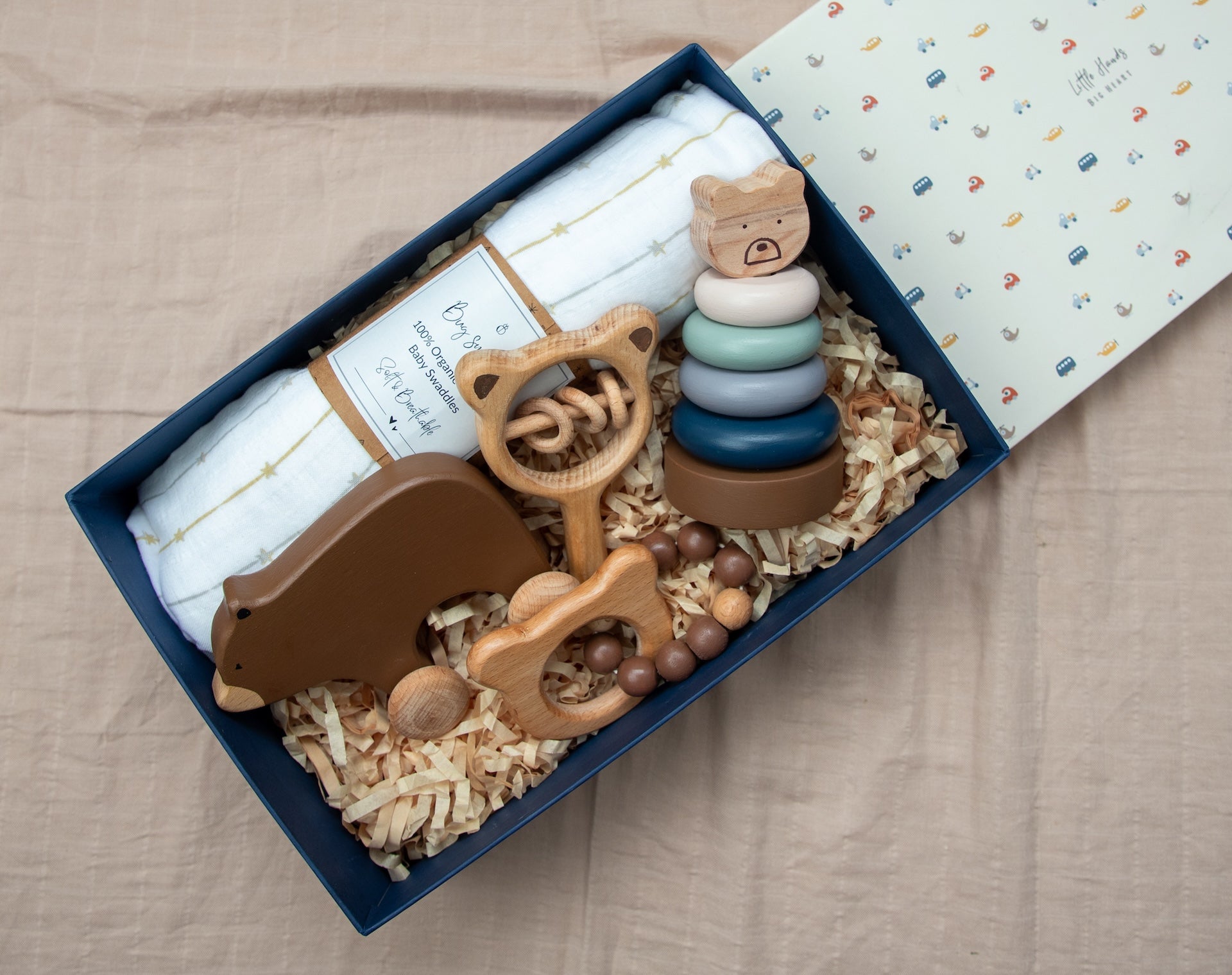 Birch & Bug Bear Newborn Gift Box - Set of 5