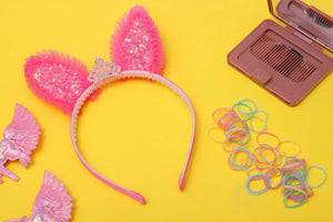 iLearnNGrow Princess Hair Accessories Set (Pink) - ilearnngrow Learning Solutions Pvt Ltd