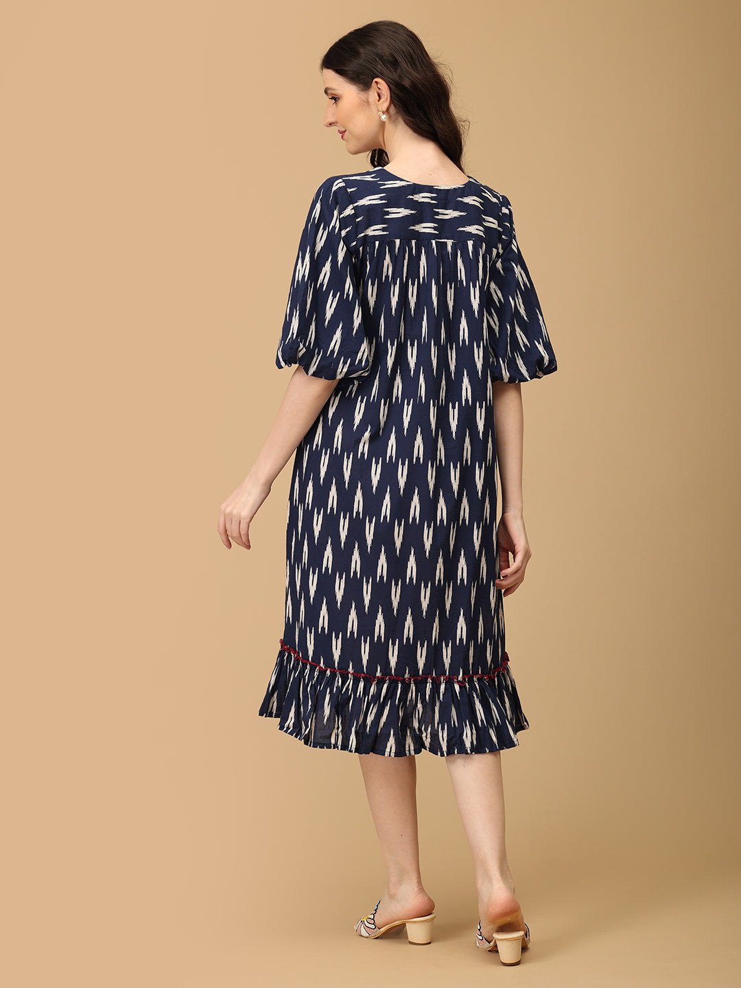 Ikat It Covered Maternity and Nursing Dress