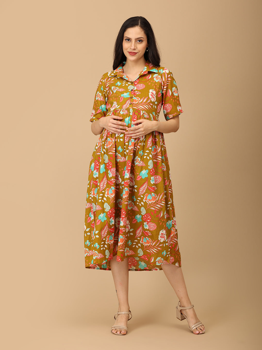 In Living Color Maternity and Nursing Dress