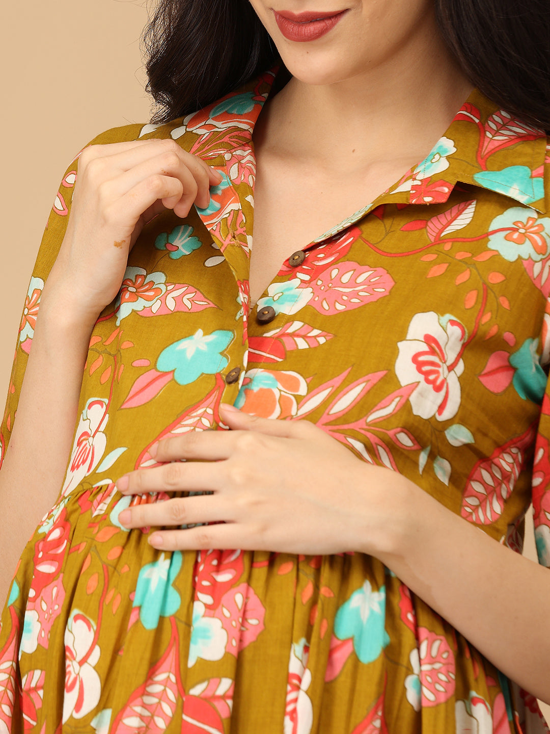In Living Color Maternity and Nursing Dress