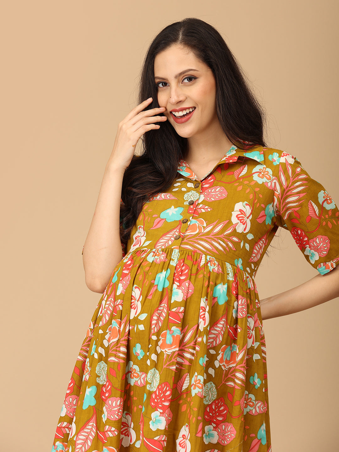 In Living Color Maternity and Nursing Dress