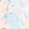 Infant Pajama Set Combo Of 3: Happy Cloud-Out Of World-Magic Bow